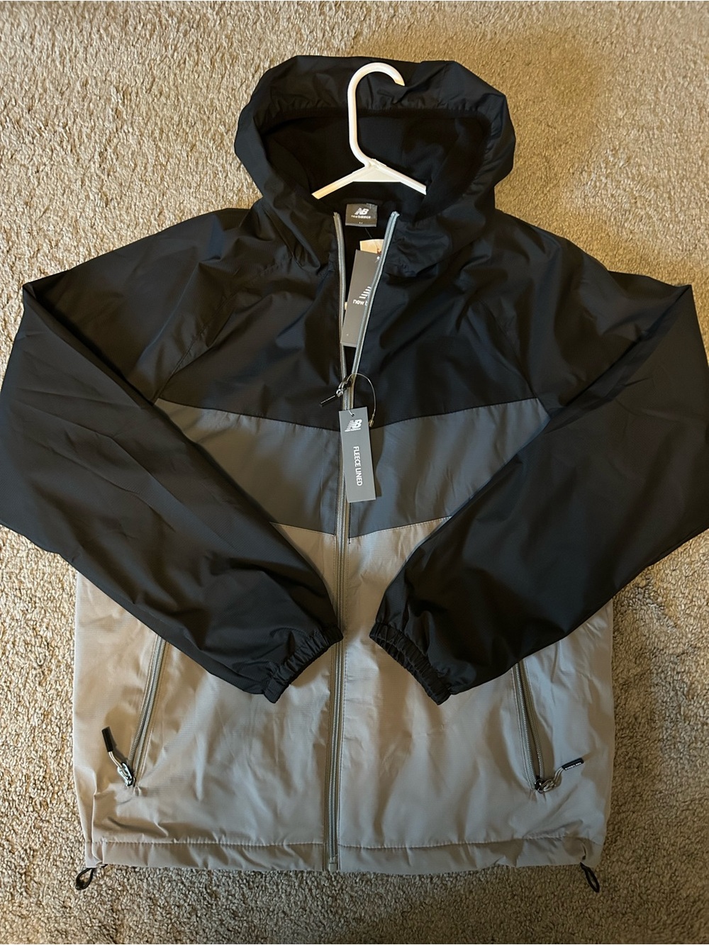 New Balance Fleece Lined Jacket Men’s Medium New!!